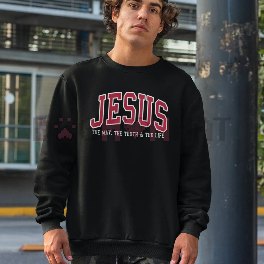 Christian Sweatshirt – Trendy Crewneck Jesus Sweatshirt Faith