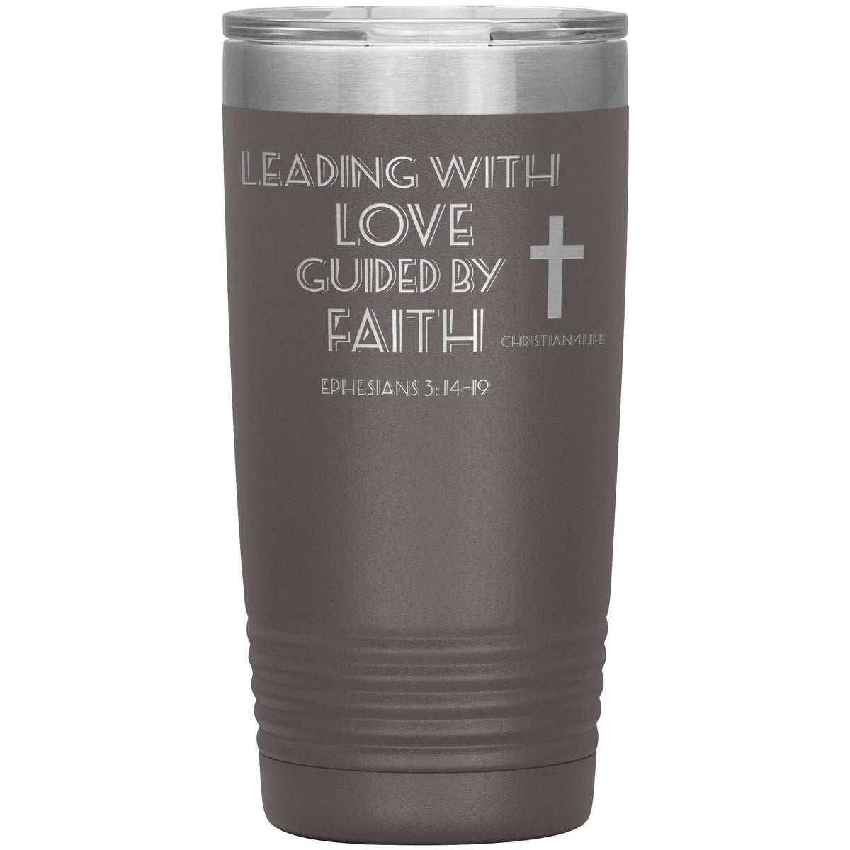 20oz Christian Insulated Tumbler -Leading with Love