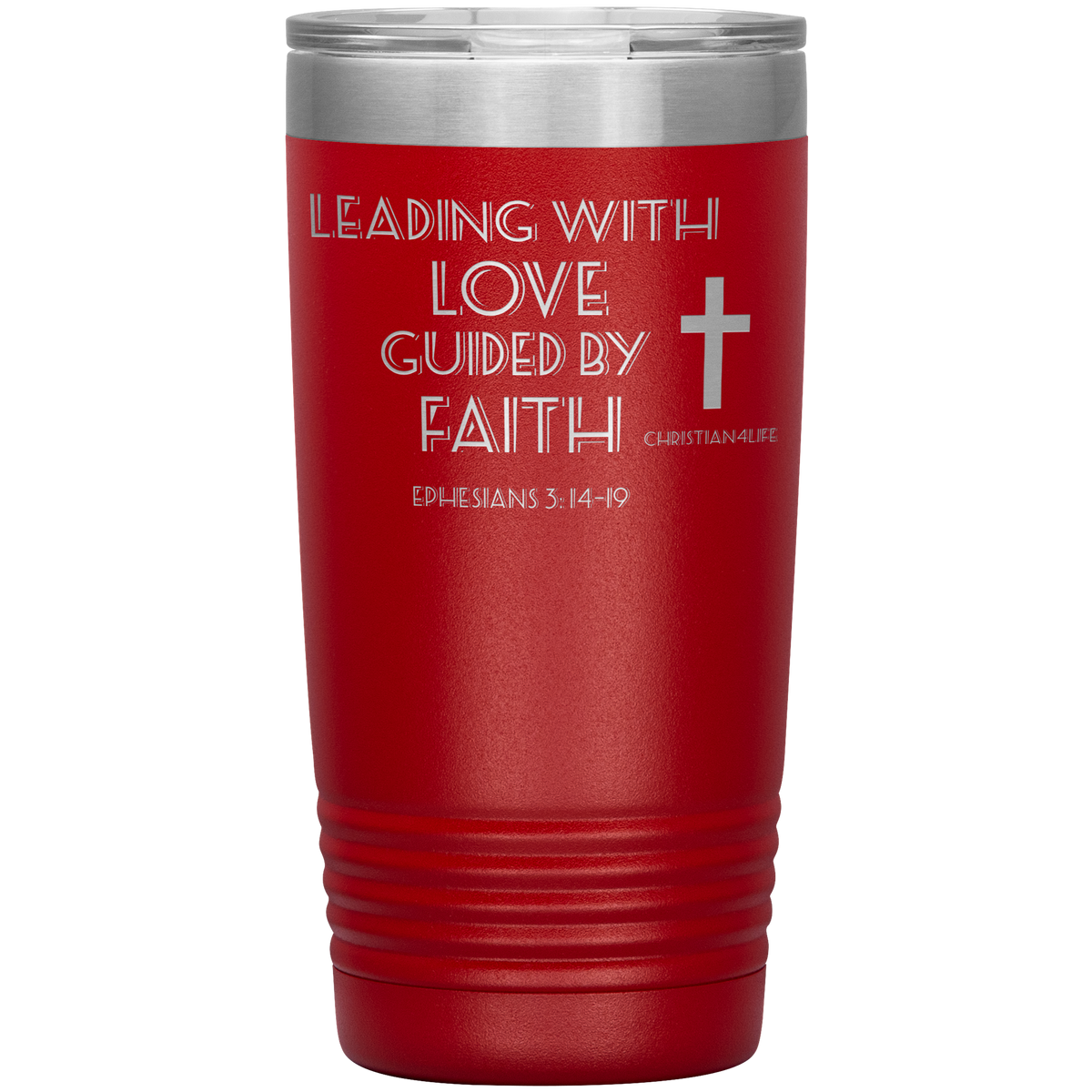 20oz Christian Insulated Tumbler -Leading with Love
