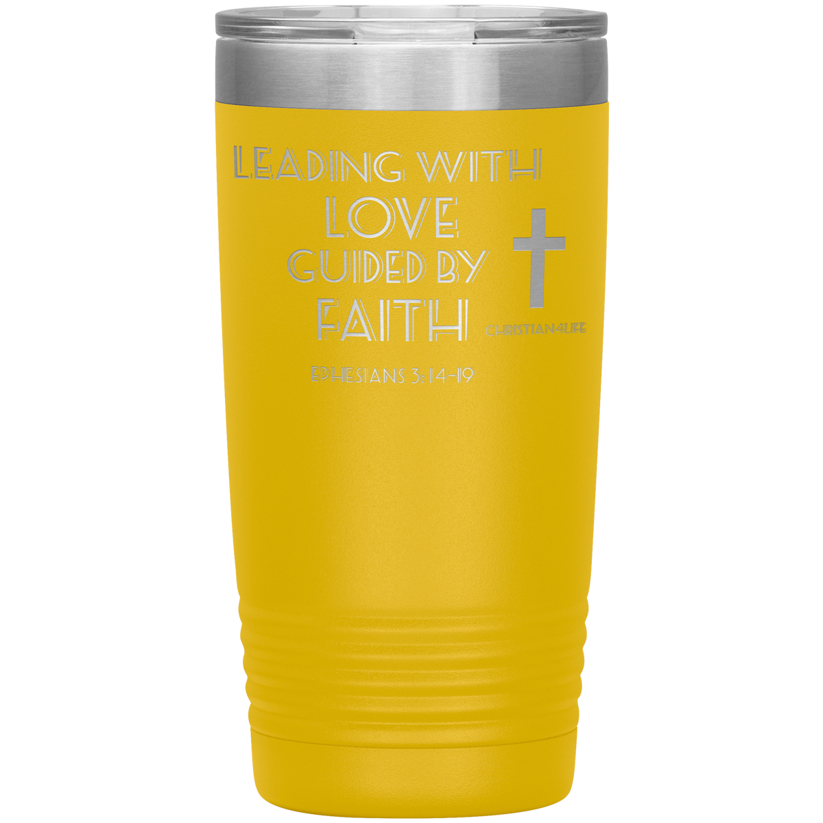 20oz Christian Insulated Tumbler -Leading with Love