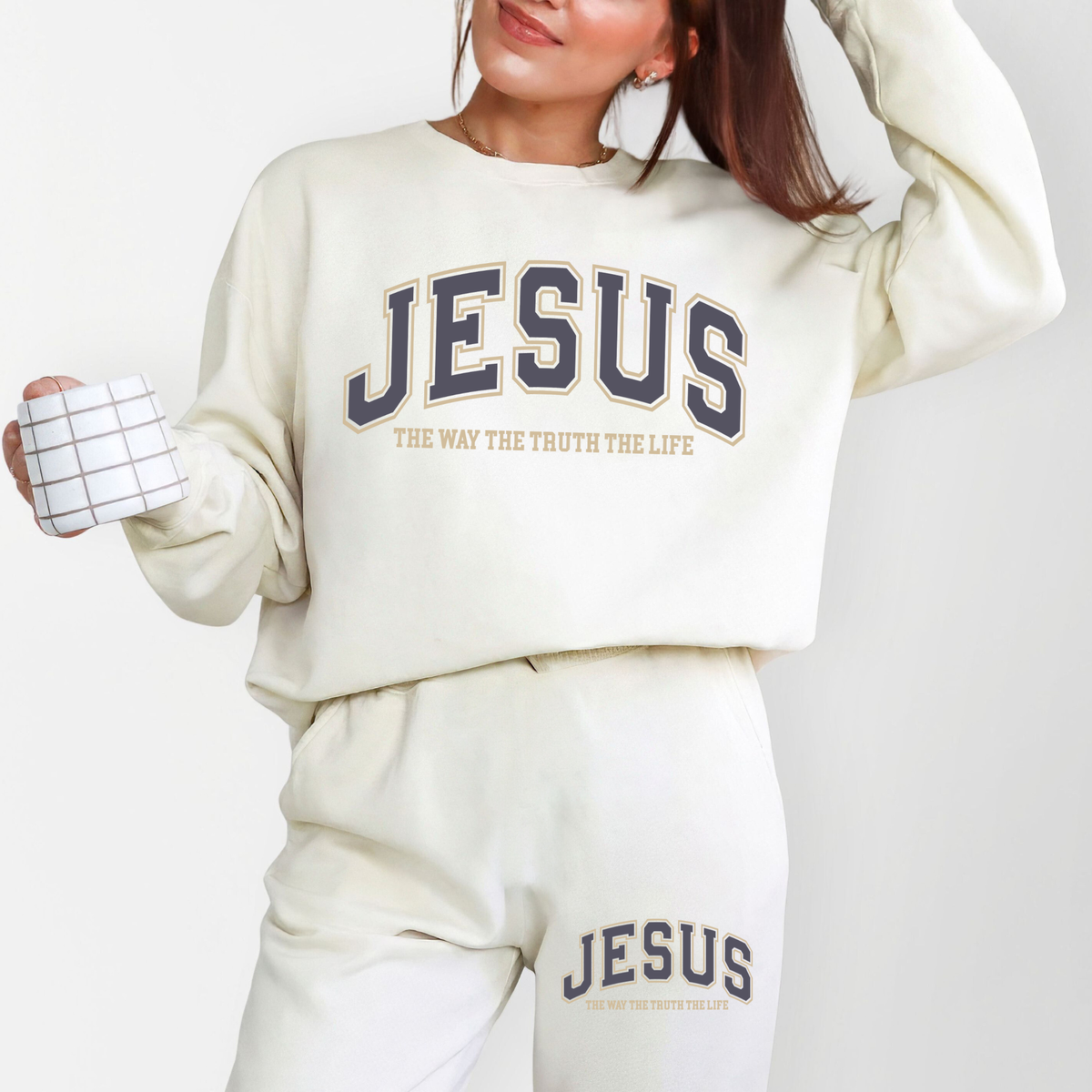 Jesus the way the truth & the Life FULL sweatsuit I Christian Apparel