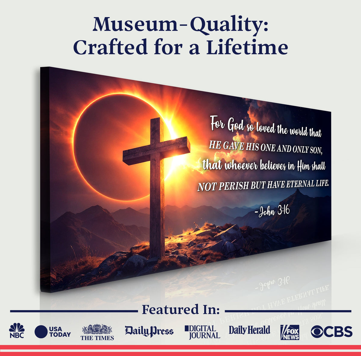 John 3:16: For God So Loved The World Faith Sign III